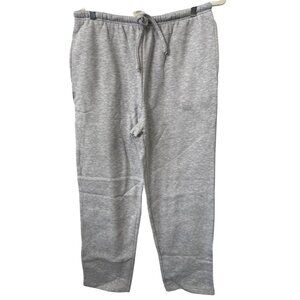 Blair Sweatpants Size Medium Petite Heather Gray Cotton Elastic Waist Lounge NEW